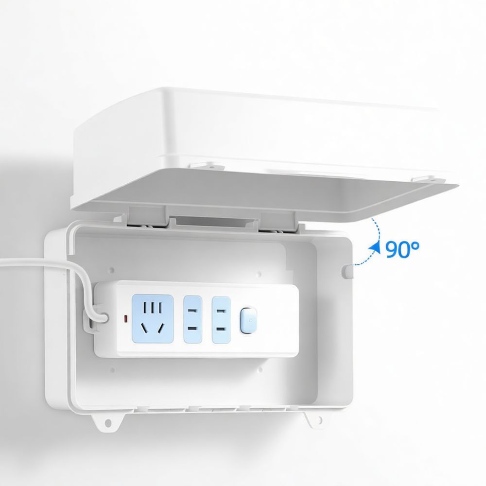 Outdoor Power Strip Weatherproof - Waterdichte beschermkap voor stopcontacten, geschikt voor