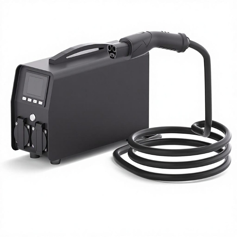 Ac Outdoor Power - Draagbare EV-ontladingsinverter DC-naar-AC-converter Nieuwe Energievoertuig Buiten