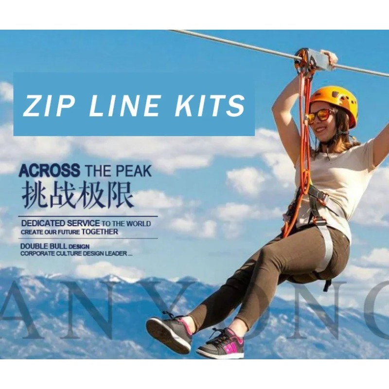 Outdoor Power Tool Kit - 30m populaire outdoor zipline sets voor
