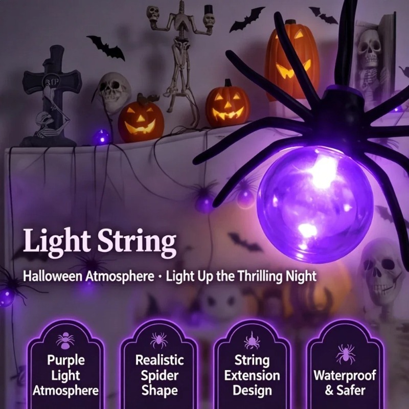 Op batterijen werkende Spider  - Ac Outdoor Power recensie en prijs