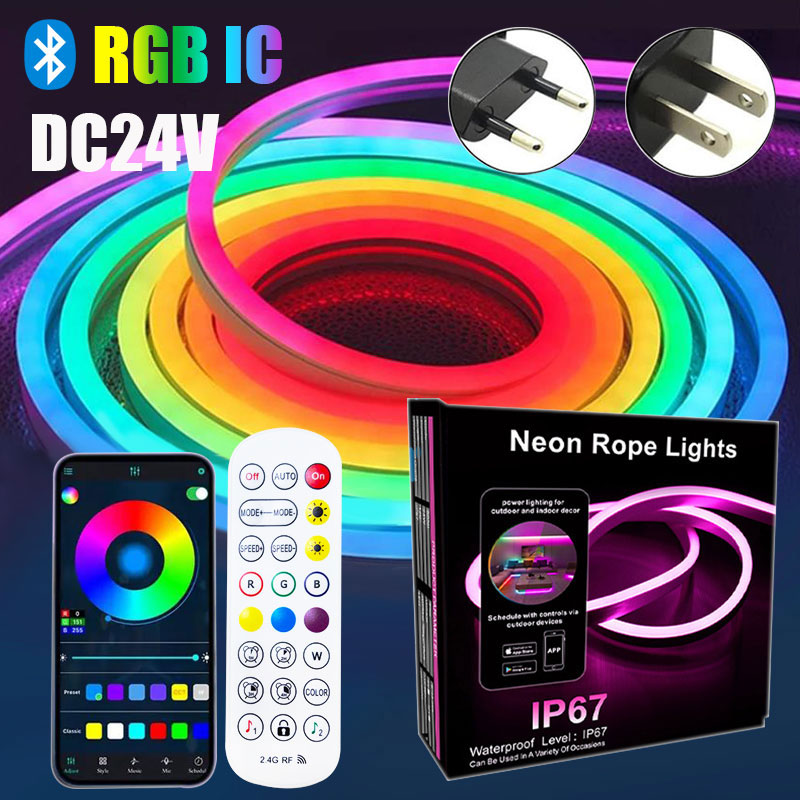24V Adresseerbare Neon LED Str - Outdoor Power Strip Weatherproof recensie en prijs