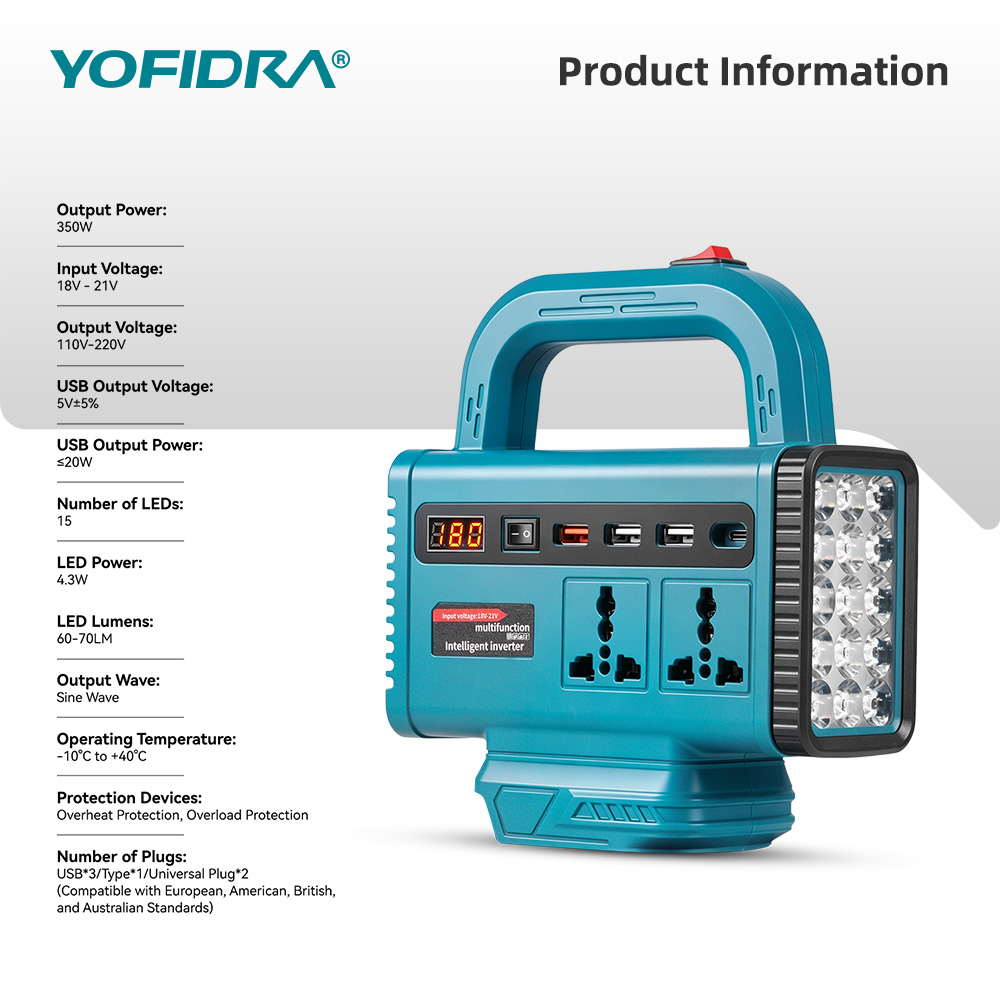 YOFIDRA 220V Draagbare Power I - Ac Outdoor Power recensie en prijs